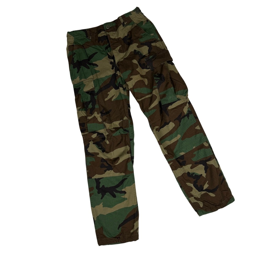 Vintage‎ 1990 USGI Woodland Camo BDU Hot Weather Pants Small Regular 30x30